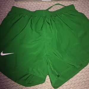 Green Nike Shorts- Size Small